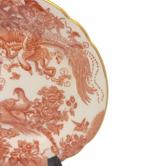 Royal Crown Derby Red Aves China Teacup Saucer - Picture 5 of 14